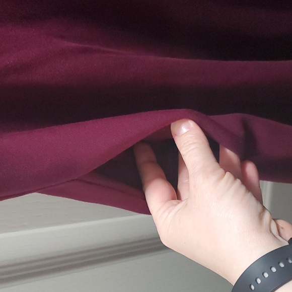 Burgundy heavy knit dress - Picture 2 of 4